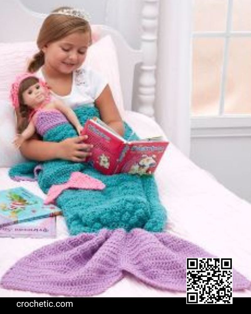 Mermaid Fantasy Blanket - Crochet Pattern