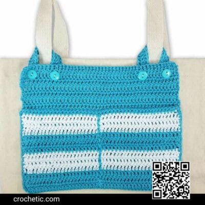 Multi-pocket Tote Organizer – Crochet Pattern