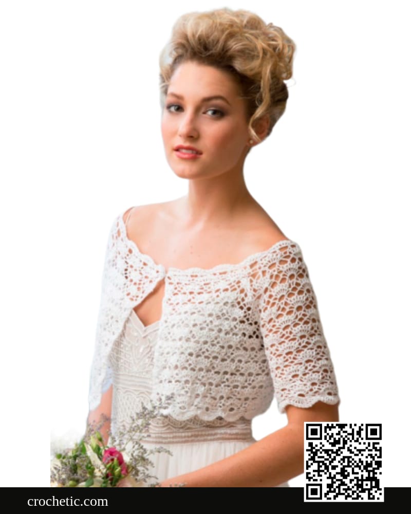 Exquisite Bridal Topper - Crochet Pattern