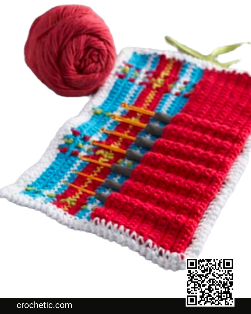 Plaid-Y Hook Caddy - Crochet Pattern