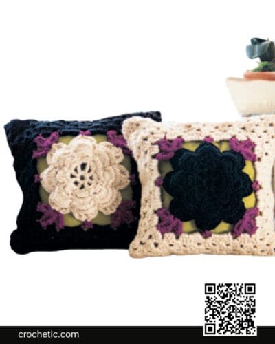 Afghan Reincarnation Pillows - Crochet Pattern