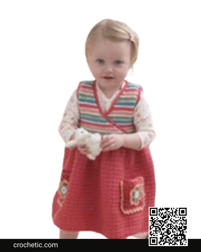 Softee Baby Jumper Dress - Crochet Pattern