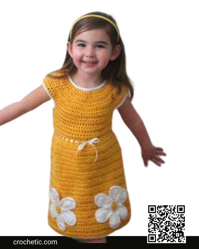 Crochet Daisy Dress - Crochet Pattern