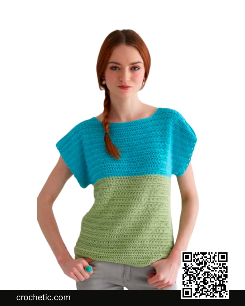 Colorblock Top - Crochet Pattern
