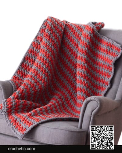 Sawtooth Afghan - Crochet Pattern