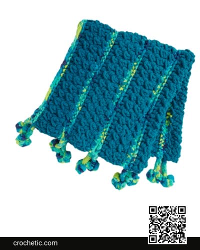 Hexagonal Slice Crochet Blanket - Crochet Pattern