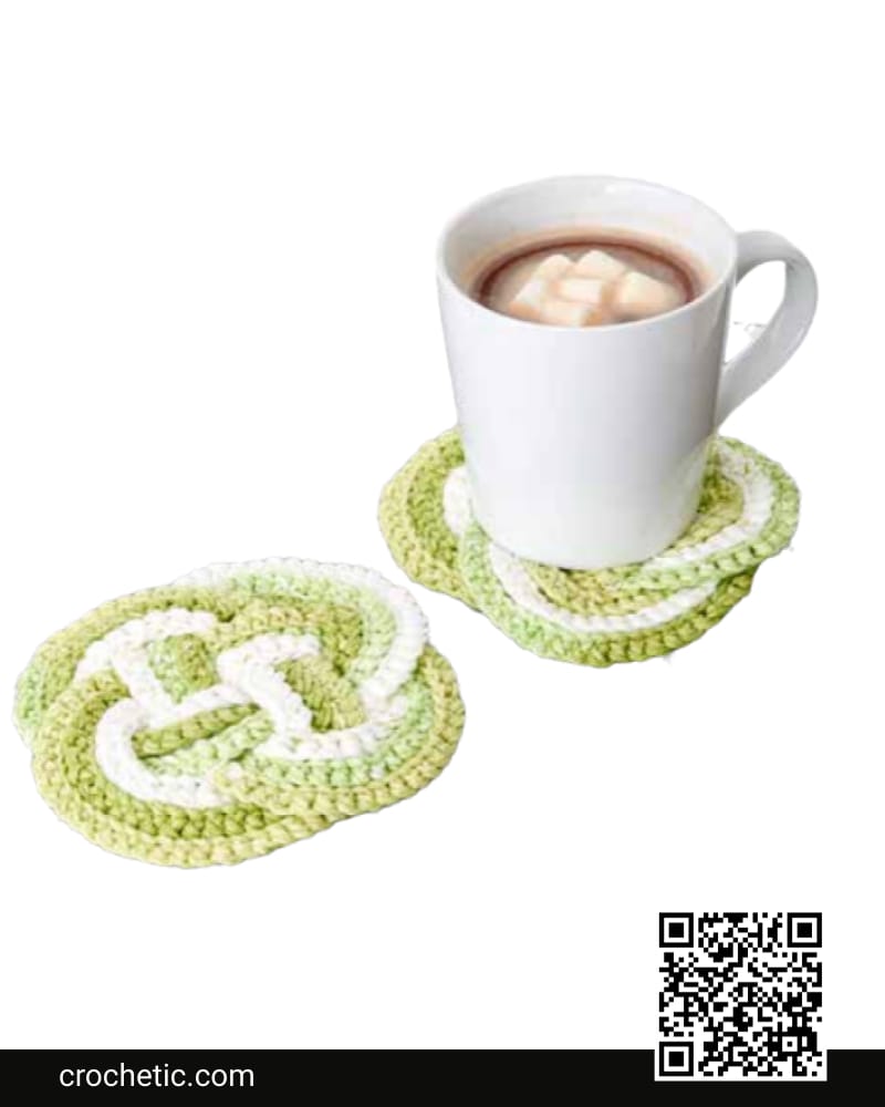 Crochet Knot Coaster - Crochet Pattern