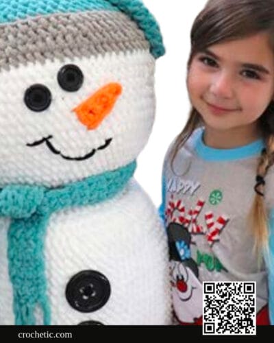 Giant Crochet Snowman - Crochet Pattern