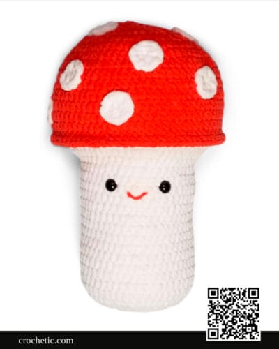 Crochet Mushroom Stuffie - Crochet Pattern