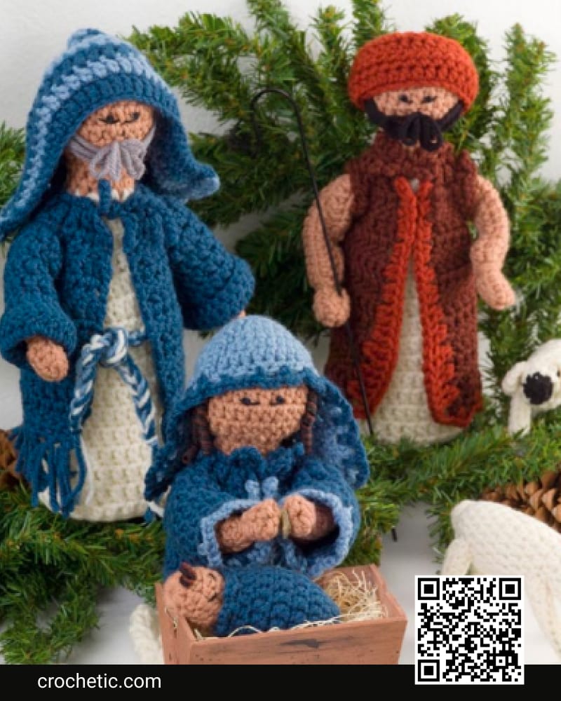 Nativity Set - Crochet Pattern