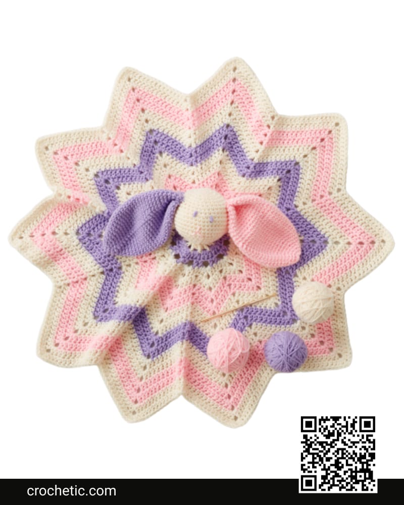 Crochet Lovey Blanket - Crochet Pattern