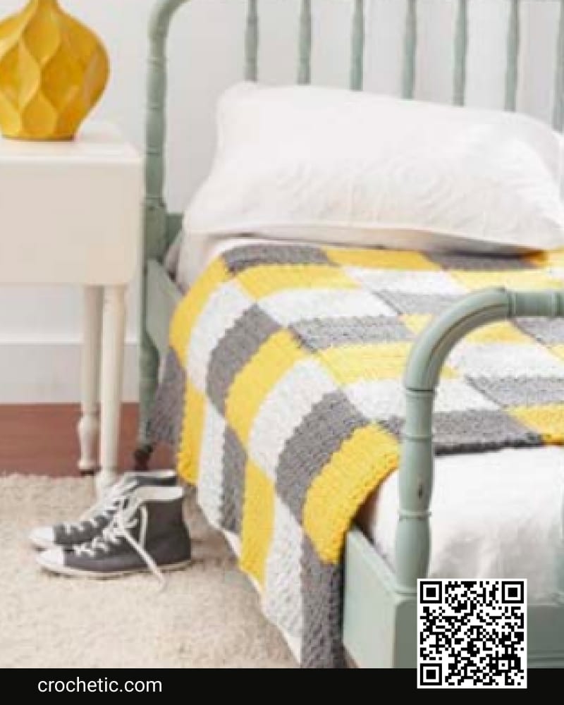 Patchwork Blanket - Crochet Pattern