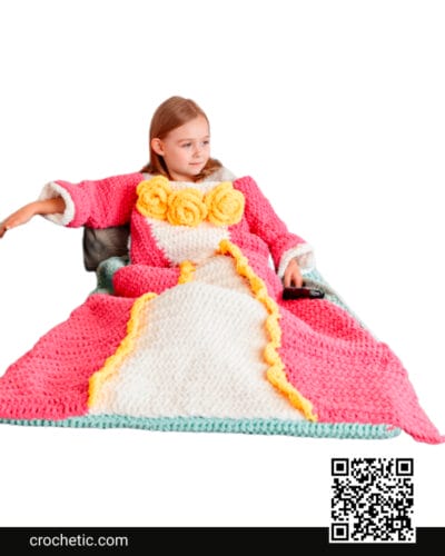Dreamy Princess Crochet Snuggle Sack - Crochet Pattern
