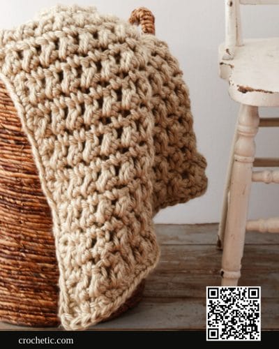 Easy Going Crochet Blanket - Crochet Pattern