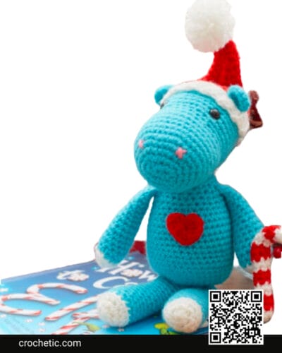 Hippopotamus For Christmas - Crochet Pattern
