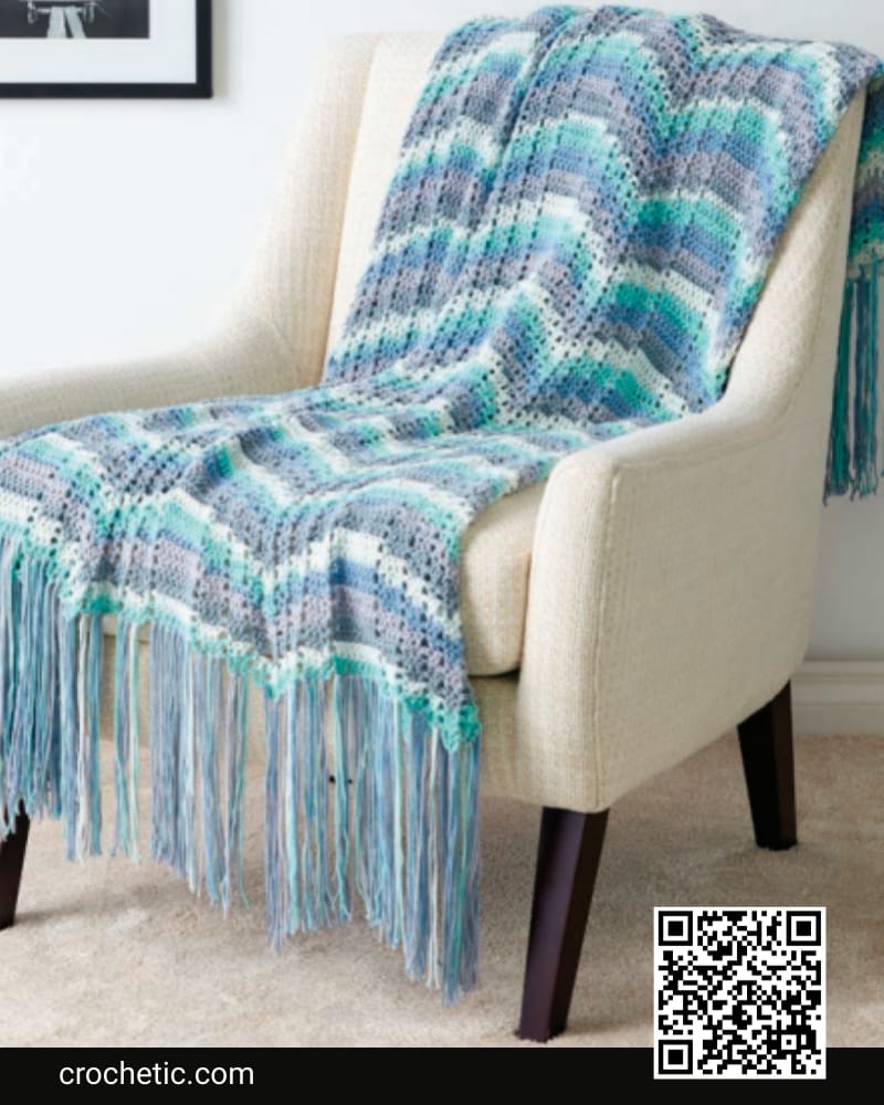 Crochet Make Waves Blanket - Crochet Pattern