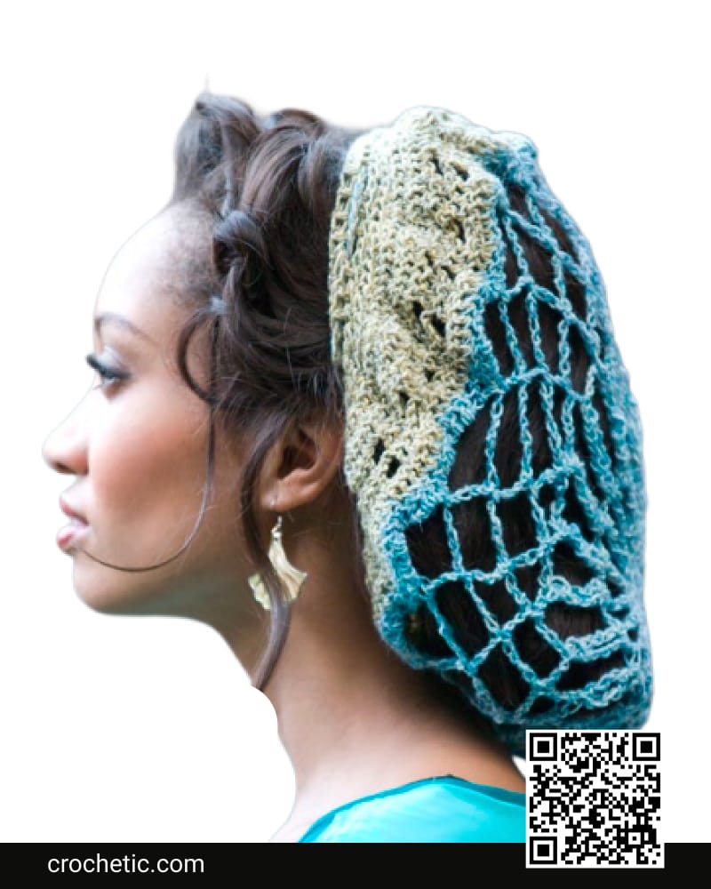 Glitz N’ Glamour Hairnet - Crochet Pattern