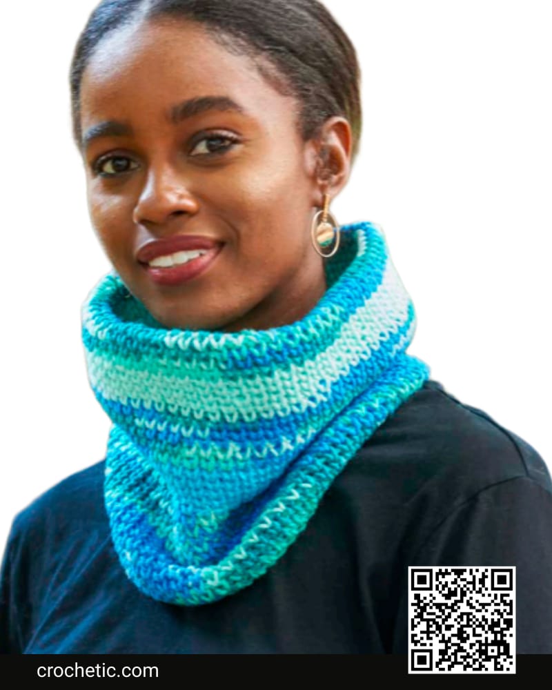 Smart Crochet Cowl - Crochet Pattern