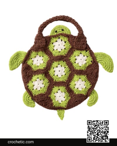 Crochet Sea Turtle Tote Bag - Crochet Pattern