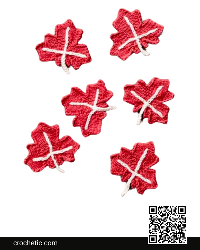 Maple Leaf Applique - Crochet Pattern