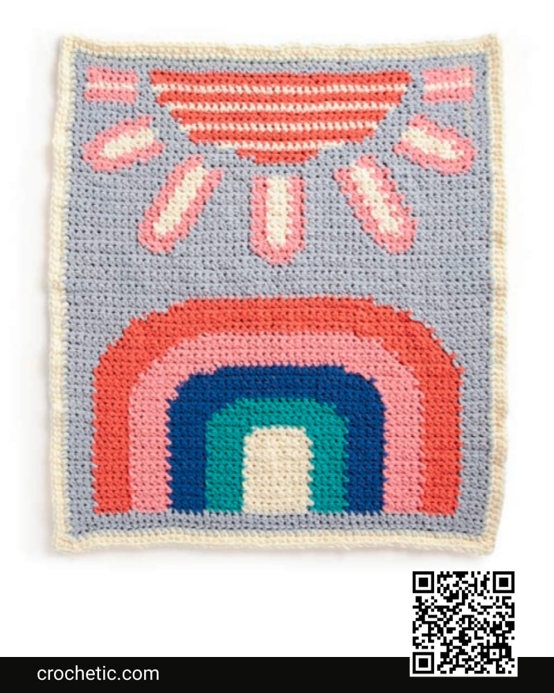 Good Morning Sunshine Crochet Baby Blanket - Crochet Pattern