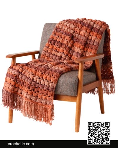 Spaces In Between Crochet Blanket - Crochet Pattern