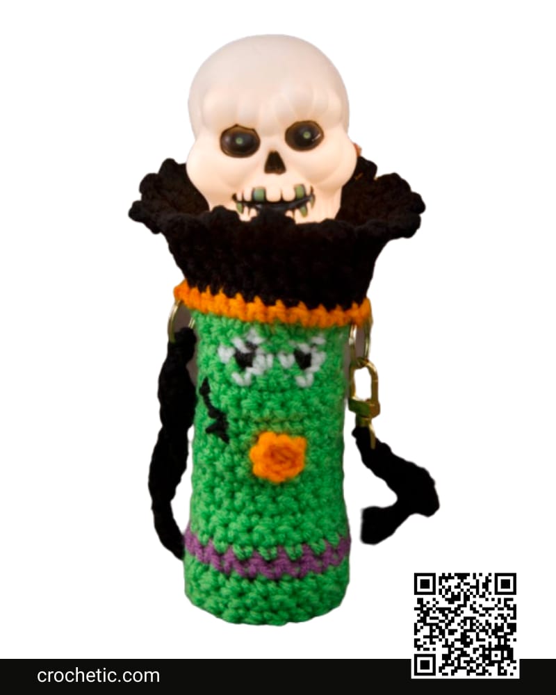 Frankenstein Flashlight Holder - Crochet Pattern