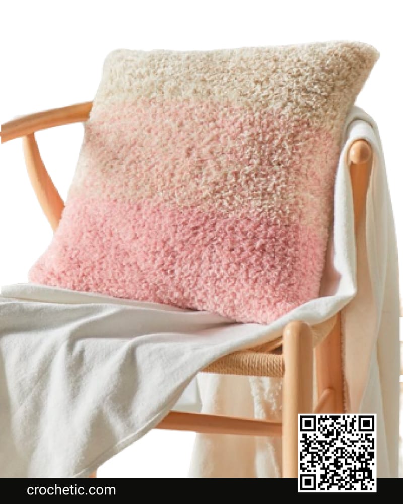 Restful Shades Pillow - Crochet Pattern