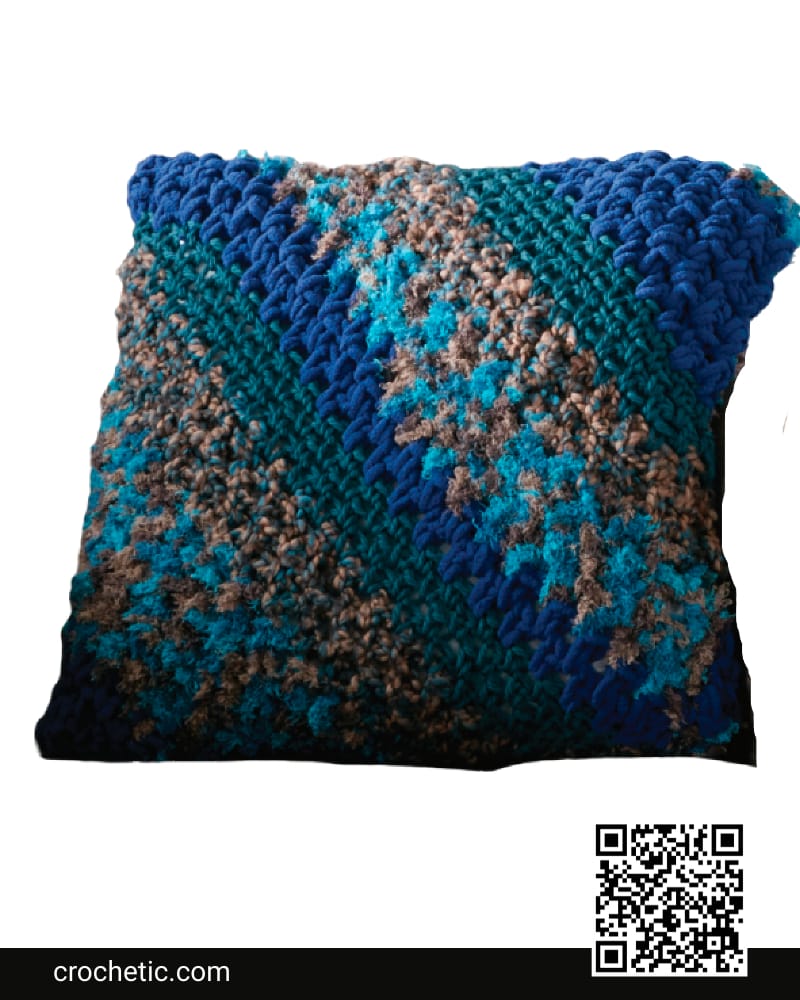 Corner To Corner Crochet Pillow - Crochet Pattern