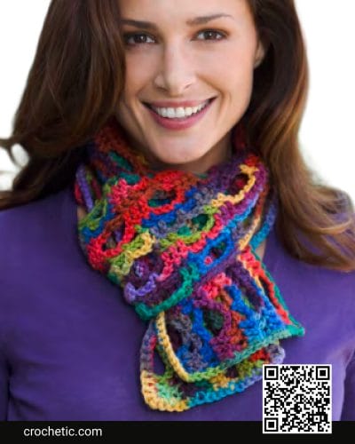 Side To Side Scarf - Crochet Pattern