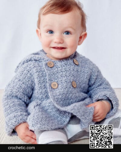 Cozy Crochet Baby Hoodie - Crochet Pattern