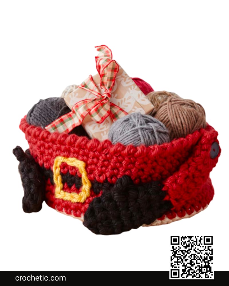 Santa’S Gift Basket - Crochet Pattern