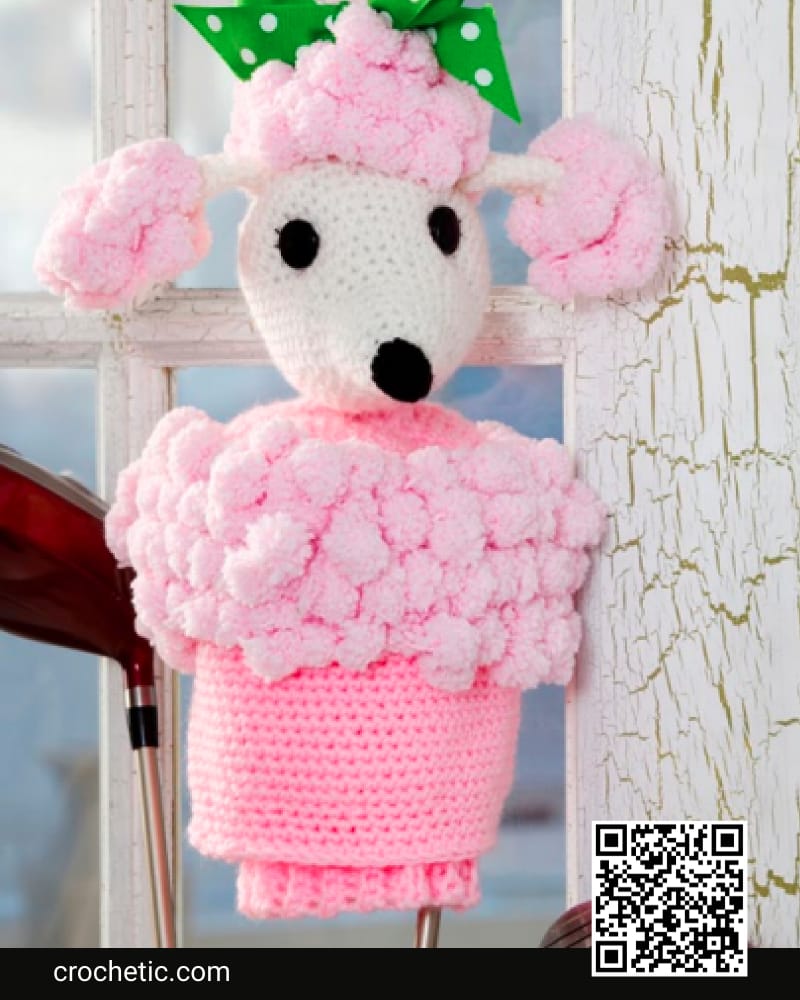 Poodle Golf Club Cover - Crochet Pattern