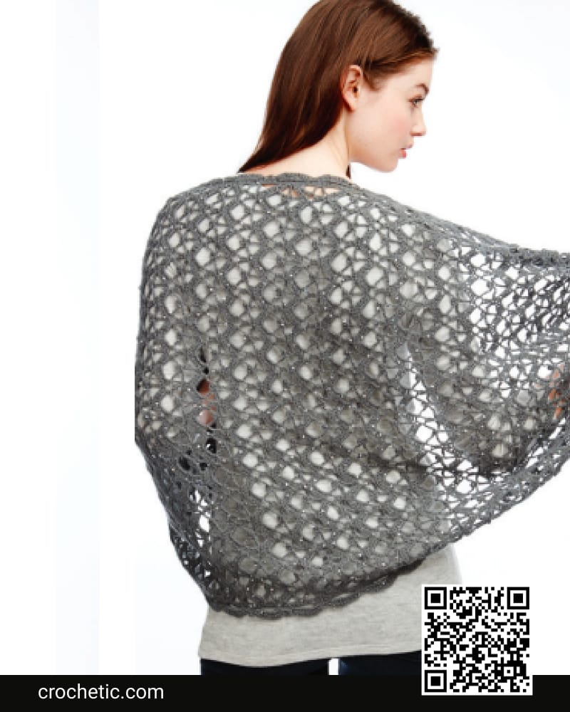 Shine Like Diamonds Shawl - Crochet Pattern