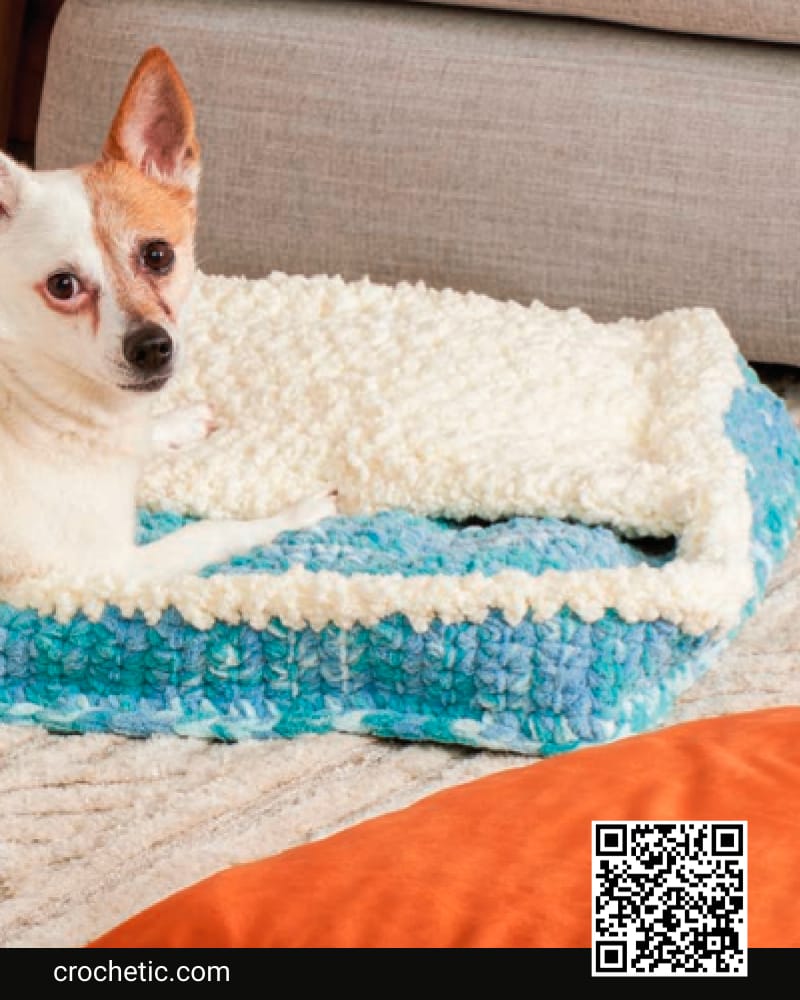 Crochet Pocket Pet Bed - Crochet Pattern