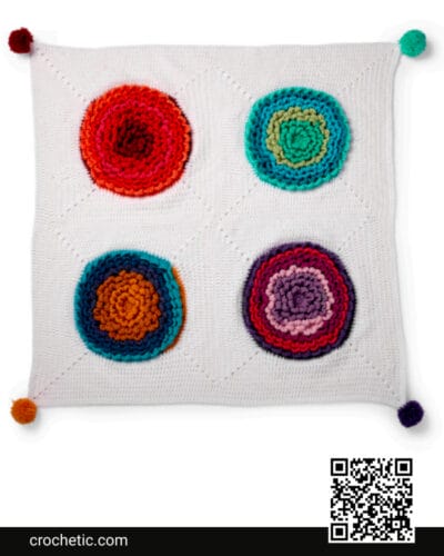 Pop! Petals Blanket - Crochet Pattern