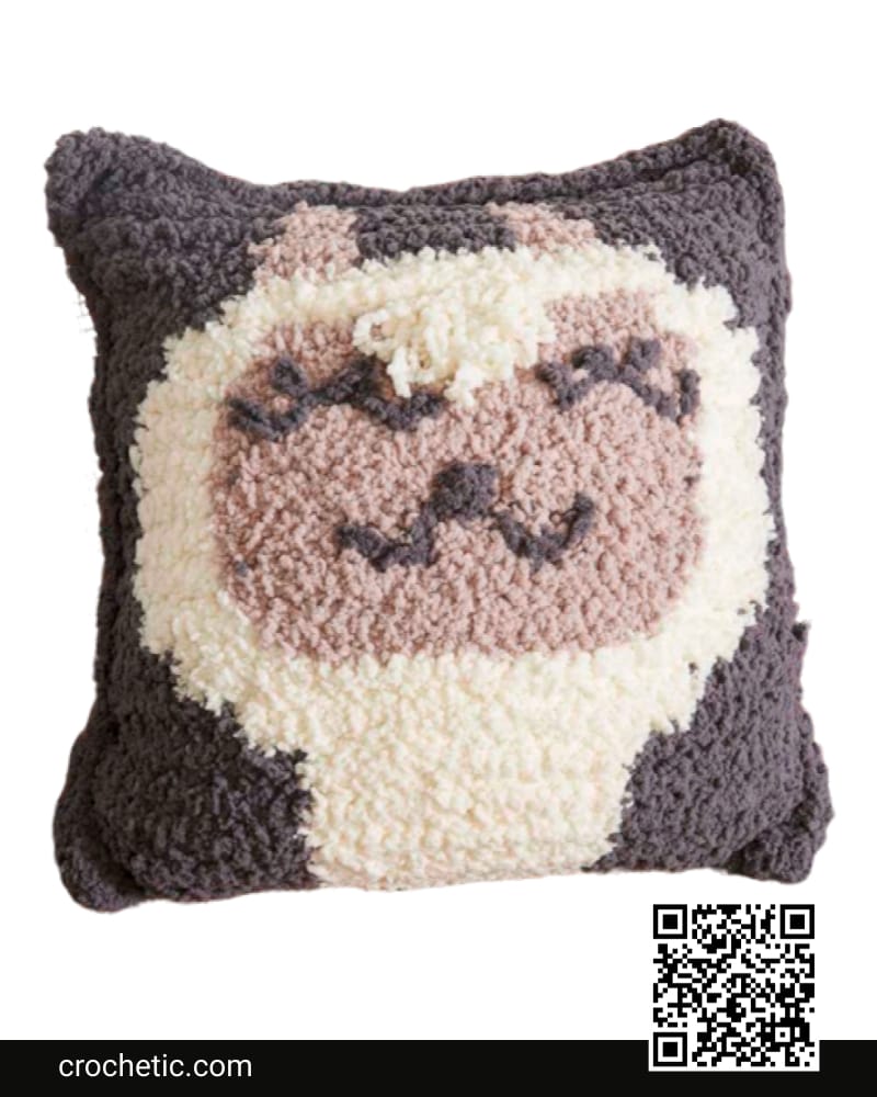 Crochet Alpaca Pillow - Crochet Pattern