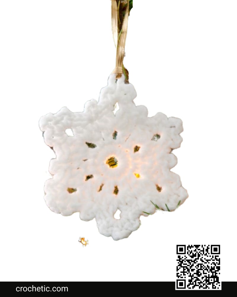 Snowflake Ornament - Crochet Pattern