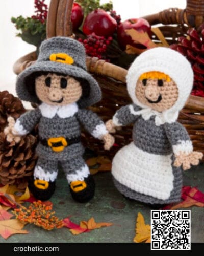 Pilgrim Pair - Crochet Pattern