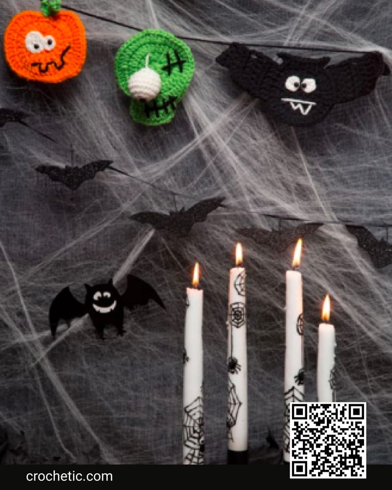 Halloween Party Banner - Crochet Pattern