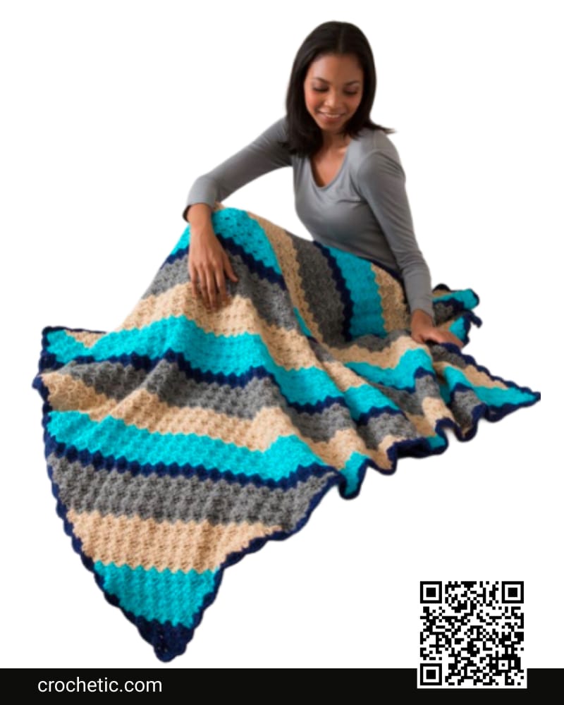 Corner-To-Corner Crochet Throw - Crochet Pattern