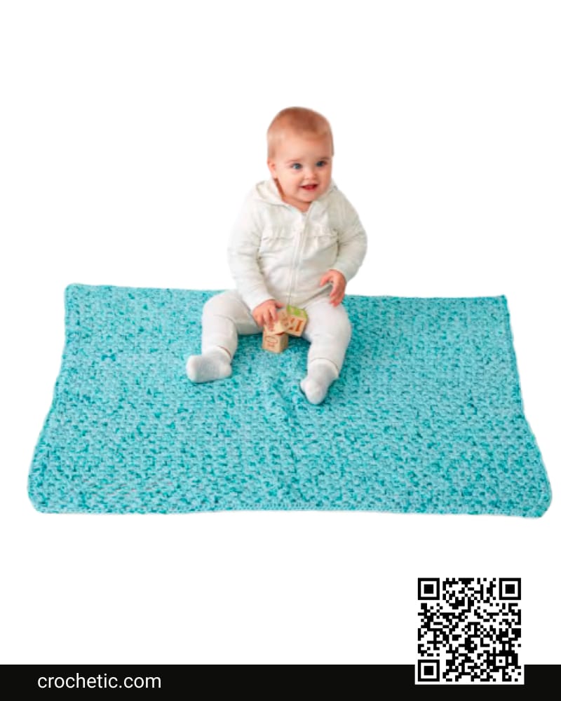 Easy Peasy Crochet Baby Blanket - Crochet Pattern