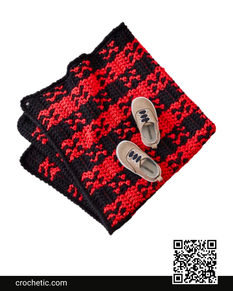 Buffalo Babes Blankie - Crochet Pattern