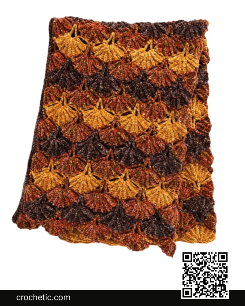 Rising Moon Crochet Blanket - Crochet Pattern