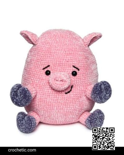 Pig Stuffie - Crochet Pattern