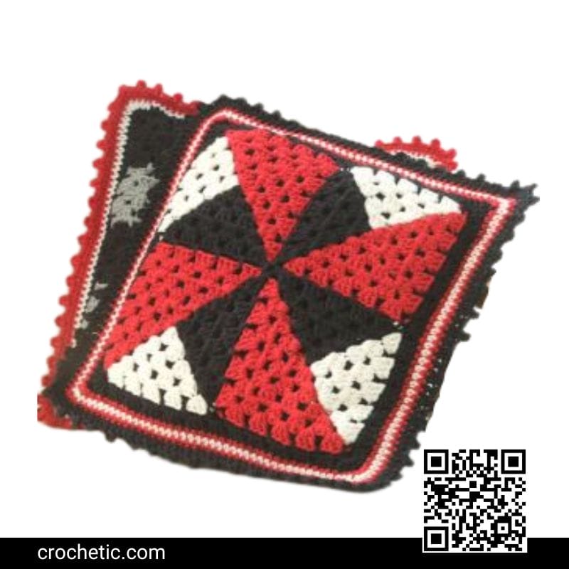 Pinwheel Pillow - Crochet Pattern