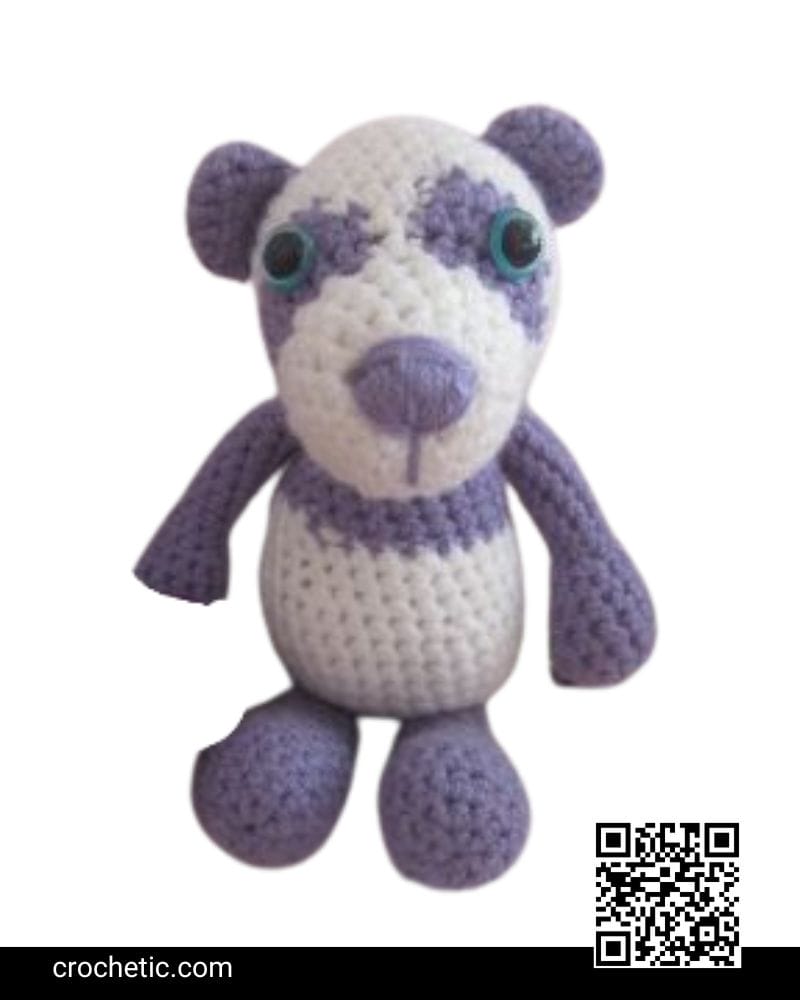 Precious the Purple Panda - Crochet Pattern