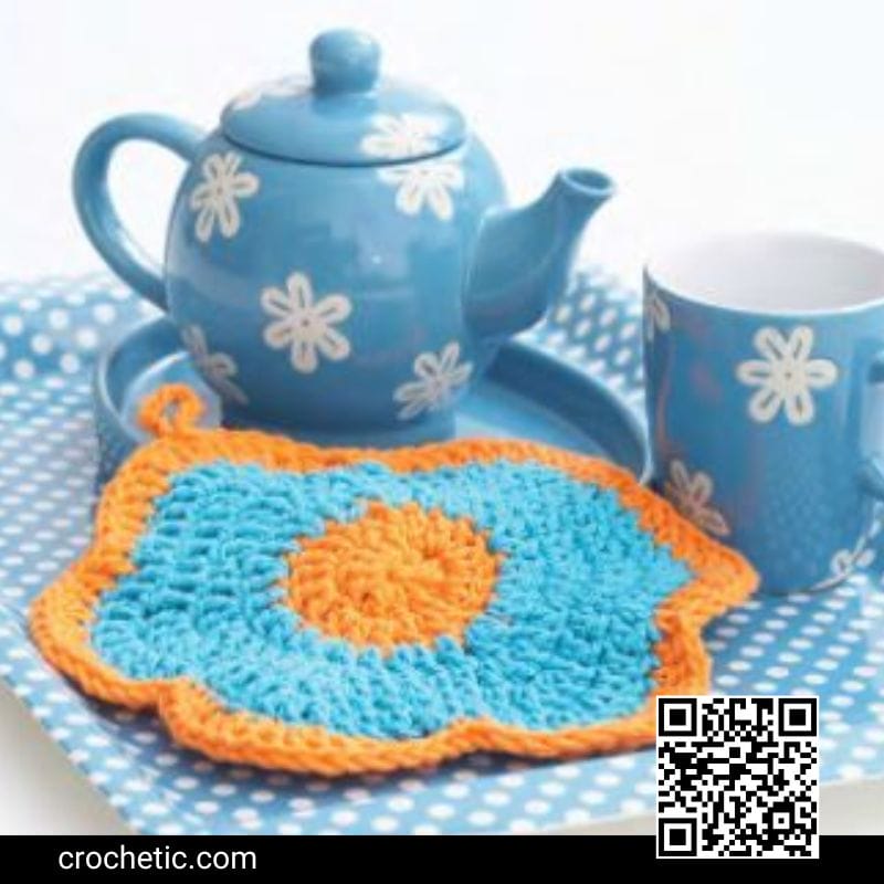 Primrose Dishcloth - Crochet Pattern