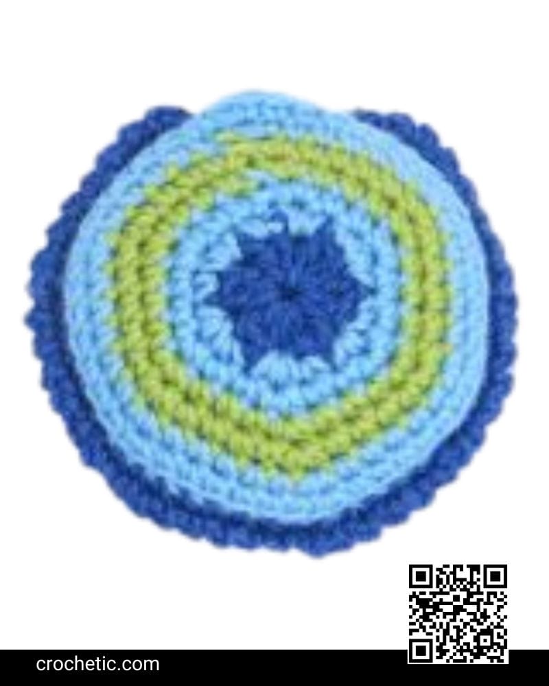 Radiating Rings Ornaments - Crochet Pattern