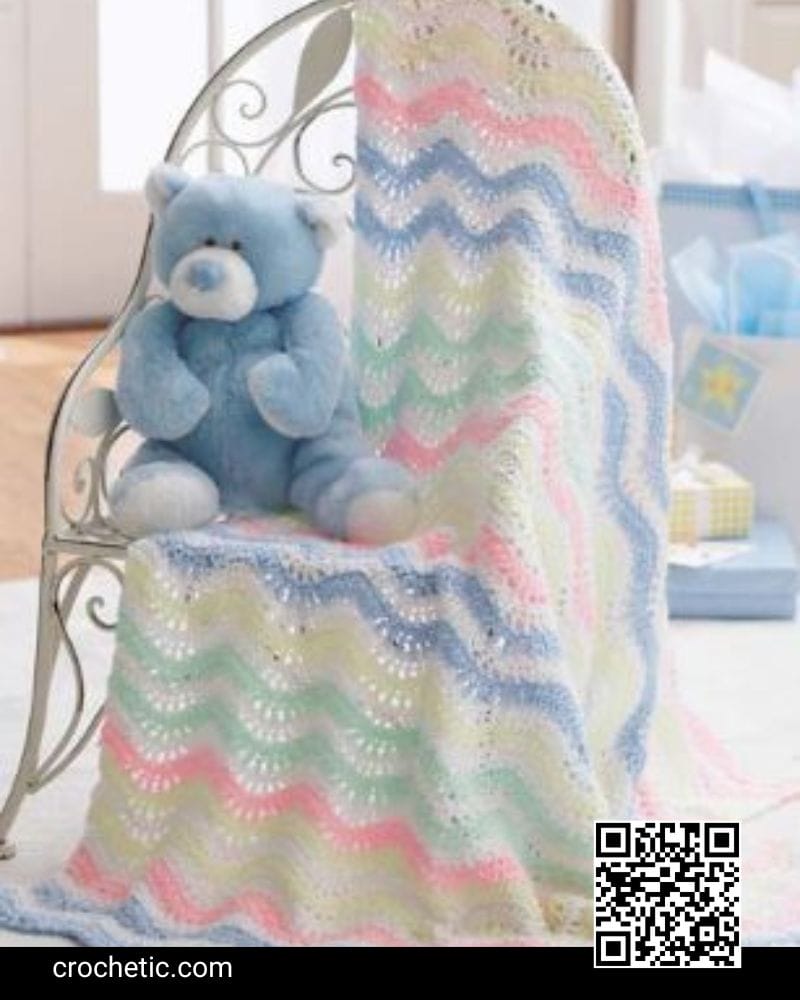 Ripple Blanket - Crochet Pattern